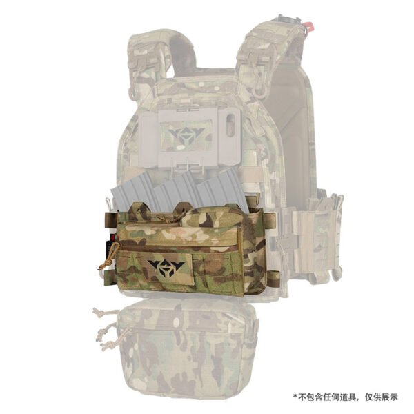 Cordura tactical chest rig vest with 5.56 triple mag pouch 7.62 double mag pouch vest - Image 5