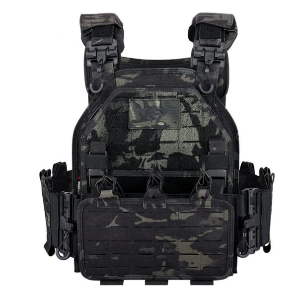 Outdoor Modular Laser Cut Multicam Vest Breathable Tactical Gear - Image 4