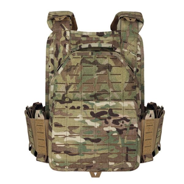 Outdoor Modular Laser Cut Multicam Vest Breathable Tactical Gear - Image 2