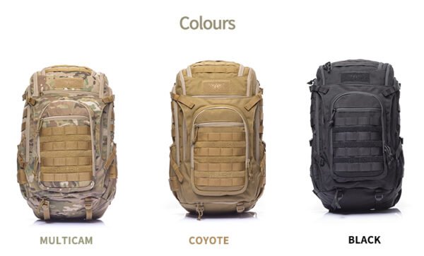 YAKEDA multicam Outdoor Tactical Backpack Military Assault Pack Army Molle Hiking bags - Image 6