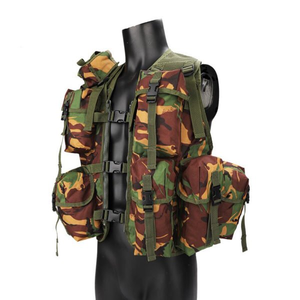 Customized Military camo vests Breathable Mesh Vest with pouches - Image 2