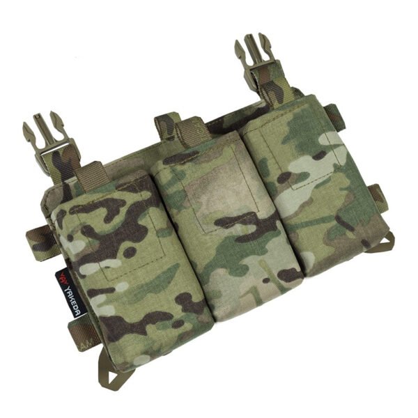 YAKEDA Tactical Placards Triple Mag Pouch Multicam 0200 - Image 5