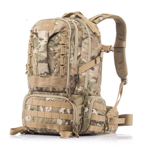 Customized Multicam waterproof backpack with shoes compartment tactical used - Image 2