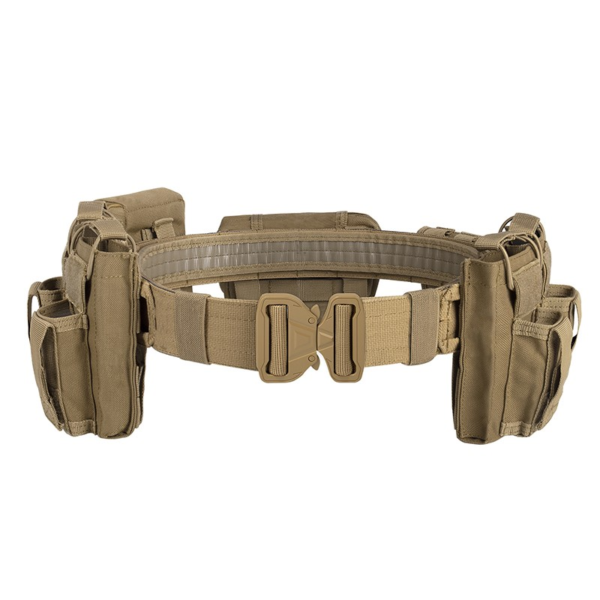 Yakeda MOLLE Quick Release Battle Belt With Pouches Heavy Duty Inner & Outer Belt Tactical Belt Set