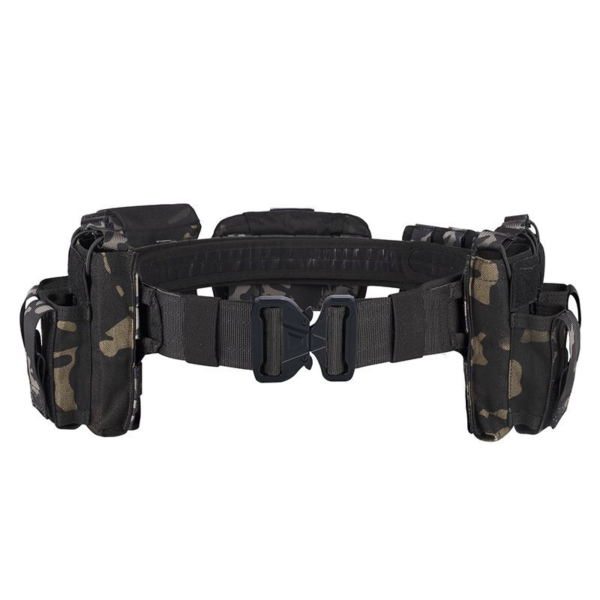 Adjustable MOLLE Compatible Tactical Belt with Accessories - Image 3