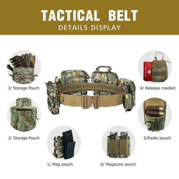 Factory Price Yakeda Tactical Quick release Belt Best New products 2023 - Image 3