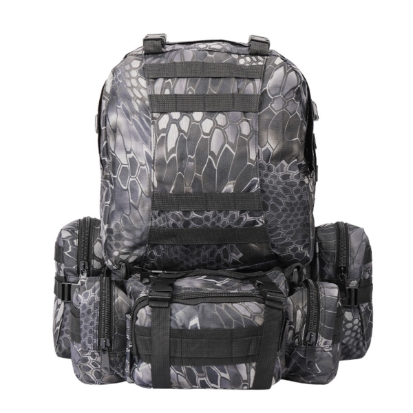 Yakeda large capacity outdoor hiking climbing camouflage rucksack military tactical bags combination backpack