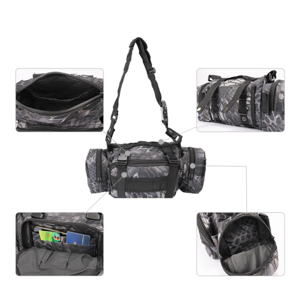 Yakeda large capacity outdoor hiking climbing camouflage rucksack military tactical bags combination backpack - Image 4