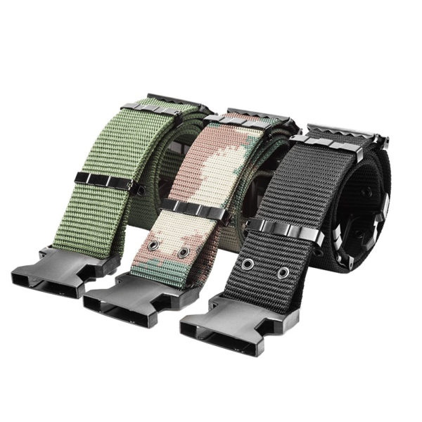 Customized military utility belt High quality comfortable belt for fat guys with metal buckle