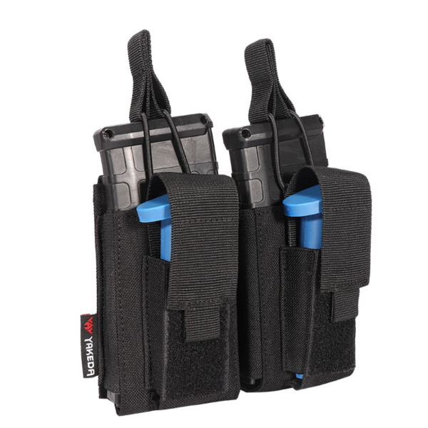 Nylon Molle Double Pistol Mag Pouch Other Police Hunting Military AK Mag Holder Tactical Magazine Pouches