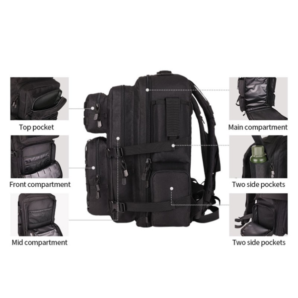 Yakeda Wholesale outdoor hiking Multifunctional molle breathable laptop bags military tactical backpack - Image 2