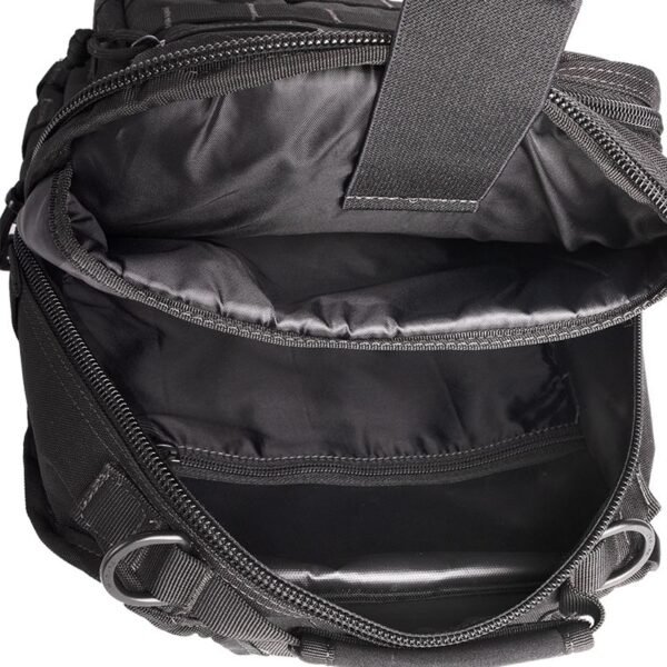 Large Capacity Polyester Sling Bag with Concealed Pocket - Image 5